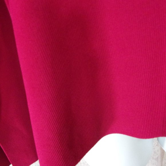 Fuchsia Pink knit Top Sweater Size XL NWOT - Picture 4 of 4